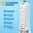 Irrigador Bucal Con 5 Boquillas Y Kit De Limpieza Wellleo - Blanco