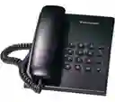 Teléfono Panasonic De Mesa Kx-ts500 Fijo - Color Negro