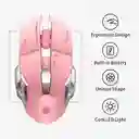 Mouse Gamer Inalambrico 2 En 1 Bluetooth Y Receptor Recargable Rgb