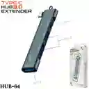 Adaptador Convertidor Multipuerto Tipo C 4 En 1 Hub Tipo C