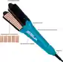 Plancha De Cabello Placas 3d Multiformas Alisadora De Pelo Color Verde Claro 110v