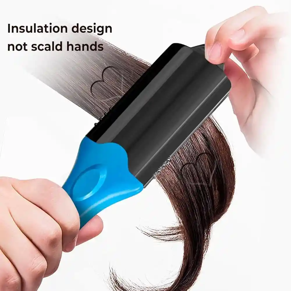 Plancha De Cabello Placas 3d Multiformas Alisadora De Pelo Color Verde Claro 110v