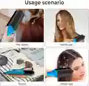 Plancha De Cabello Placas 3d Multiformas Alisadora De Pelo Color Verde Claro 110v