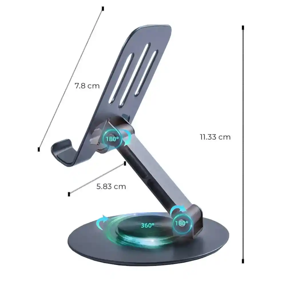 Holder Soporte Base Para Celular Ajustable Rotación 360 L-381