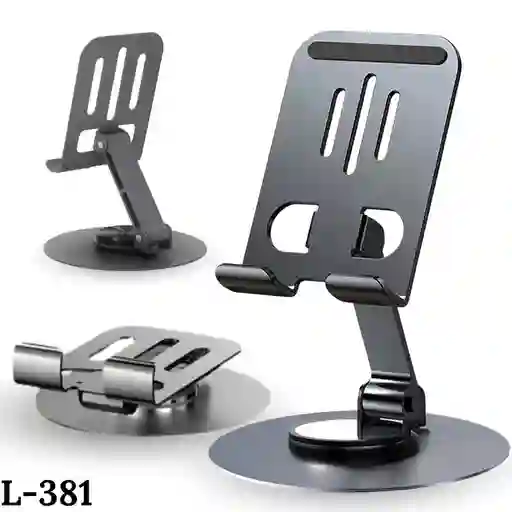 Holder Soporte Base Para Celular Ajustable Rotación 360 L-381