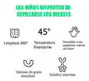 Cepillo De Dientes En Silicona Para Bebé Con Cabezal En U