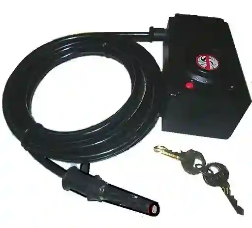 Candado Bicicleta Moto Alarma Portatil Multiusos Guaya Bici