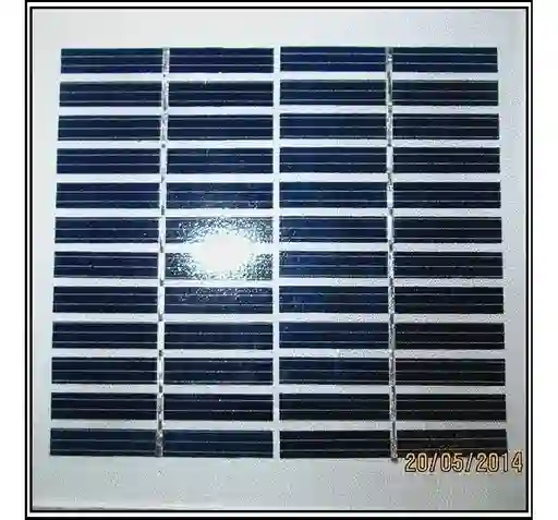 Panel Solar En Vidrio 12v. - 1w.