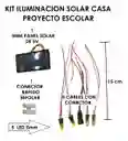 Kit Leds 5mm Cables Mini Panel Solar Y Conector Rapido