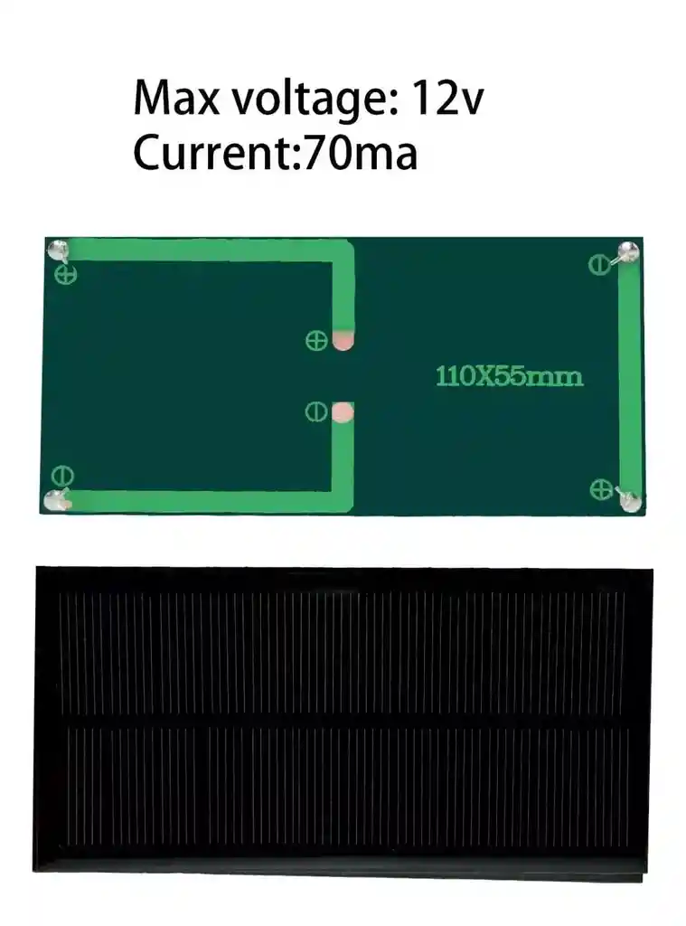 Mini Panel Solar De 12 Voltios Para Proyectos Estudiantiles