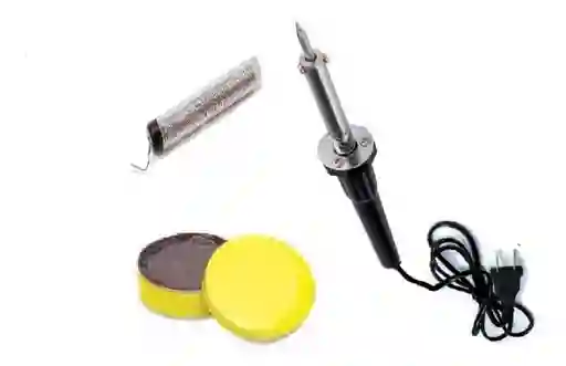 Cautin De 40 Watt + Soldadura De Estaño + Pomada Fundente