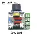 Dimmer Variador De Voltaje 2000w Pwm 50-250 Vac Regulador Ac