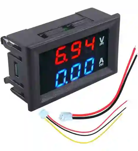 Voltimetro Amperimetro Digital Dc De 0 A 100 Voltios 10 Amp