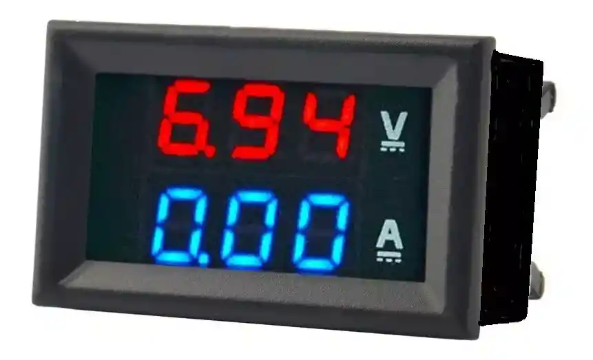 Voltimetro Amperimetro Digital Dc De 0 A 100 Voltios 10 Amp