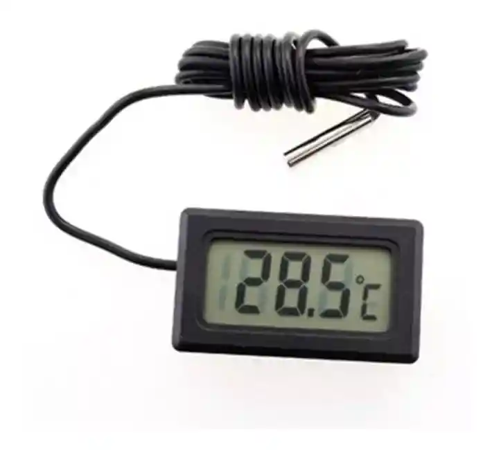 Termómetro Digital Con Sonda Neveras Acuarios Y Proyectos
