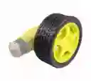 Motorreductor 3v 9v Con Llanta 65mm Motor Caja Reductora