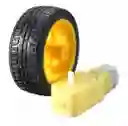 Motorreductor 3v 9v Con Llanta 65mm Motor Caja Reductora