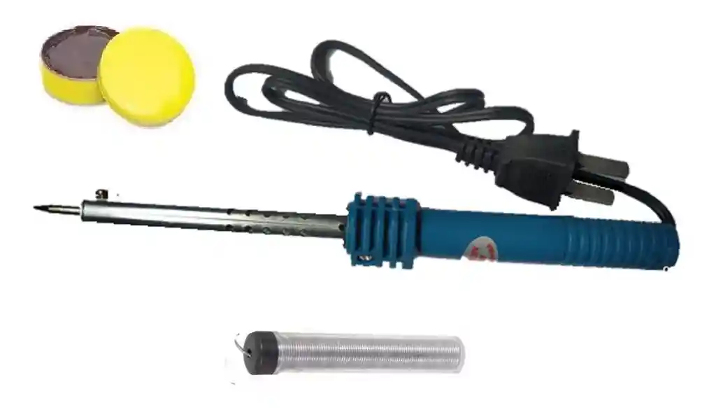Cautin Soldador Basico + Soldadura + Crema Fundente