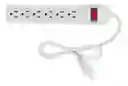 Multitoma Electrica 6 Salidas Cable 60 Centimetros 6 Tomas