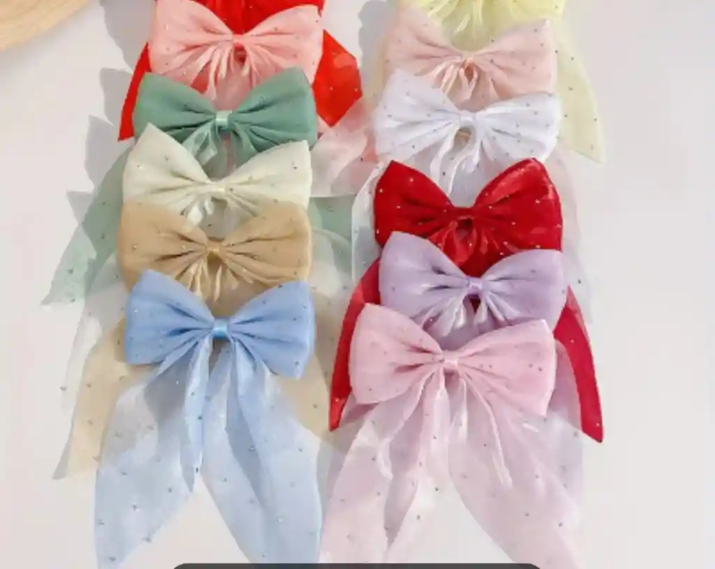 Moños Para El Cabello, Color Variado