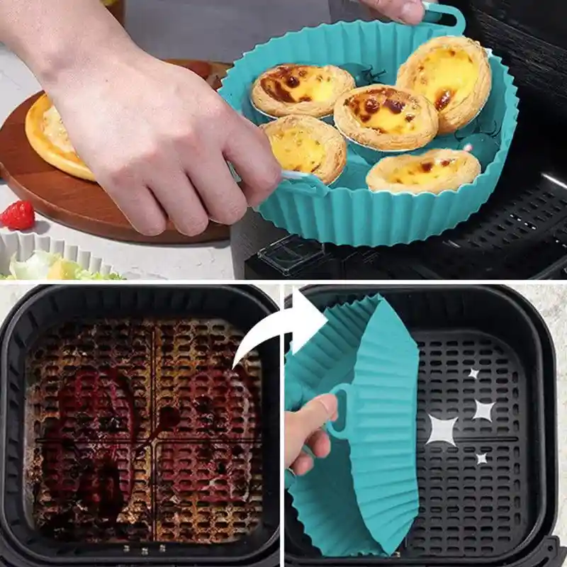 Molde Protector Freidora Air Fryer Silicona Reutilizable