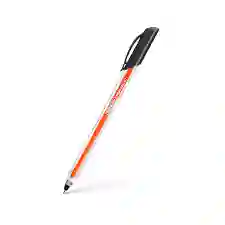 Lapicero Negro Offi-esco Semi Gel Punta Fina 076 Con Tapa