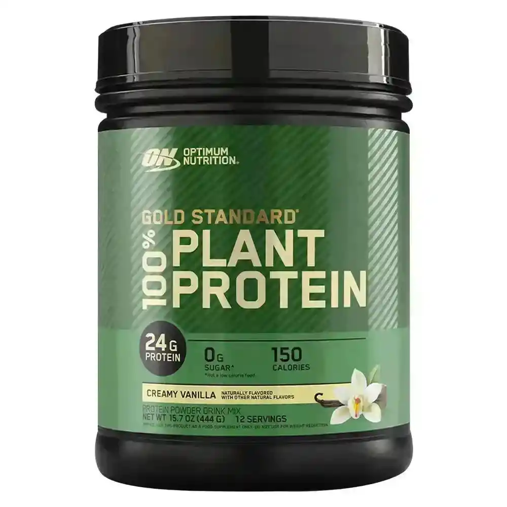 Gold Standard 100% Plant Optimum Nutrition 12 Servicios Vanilla