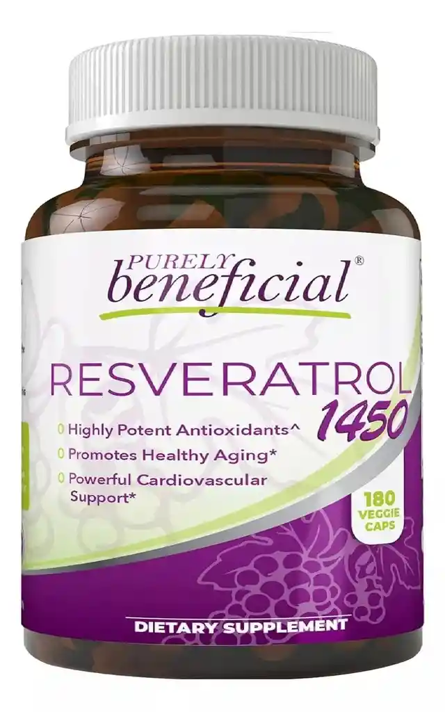 Resveratrol 1450mg 180 Cápsulas