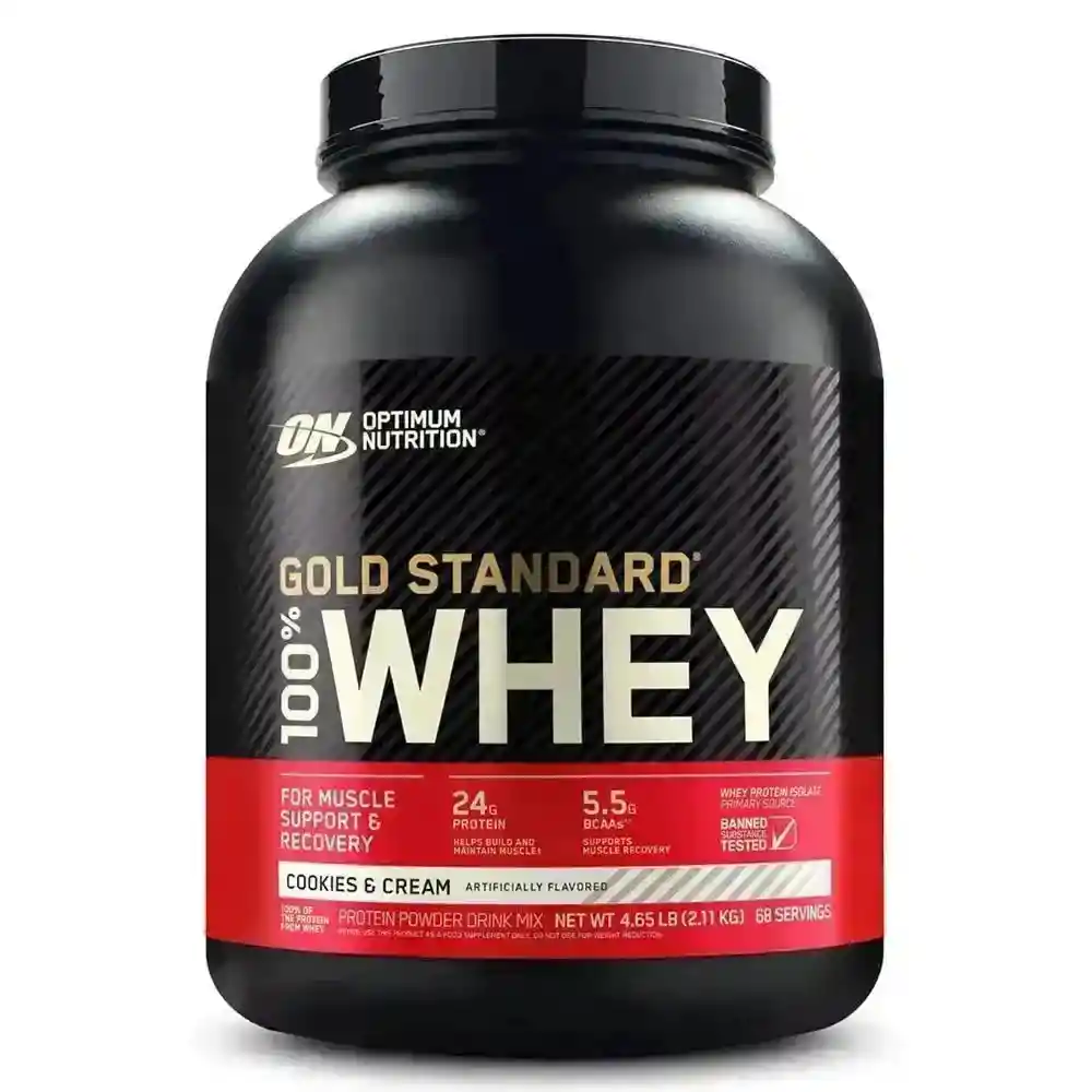 Gold Standard 100% Whey Optimum Nutrition 5 Lb Cookies And Cream (68 Servicios)