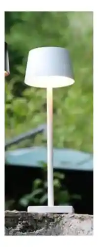 Lampara Led Elegante Mesa Tactil Tonos Innovo Led Recargable Blanca