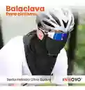Combo Canguro Deportivo Negro Y Balaclava Para Ciclistas Filtro Uv