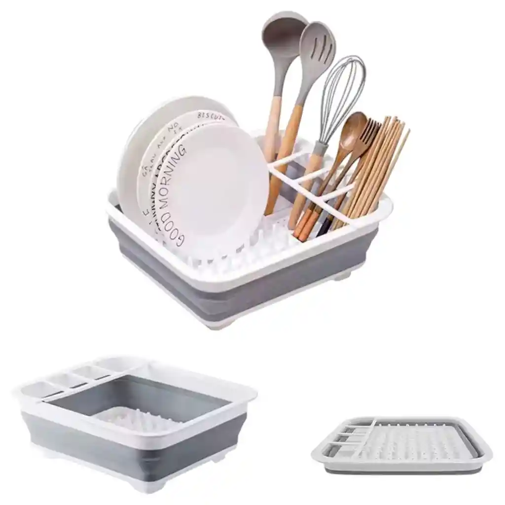 Escurridor Plegable Practico Drenaje Rapido Para Cocina