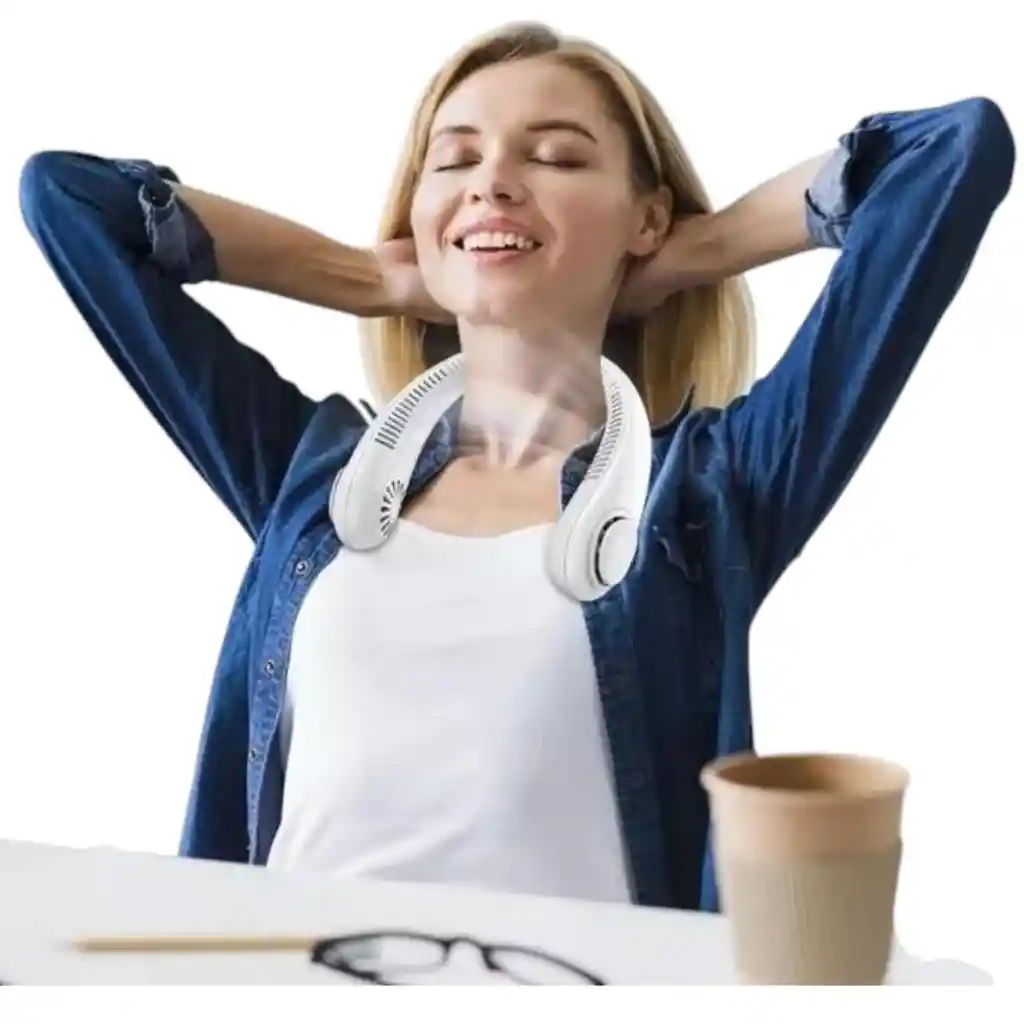 Ventilador De Cuello Silencioso Y Comodo Para Verano