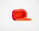 Cosmetiquera Glassy Bag S Fur Fucsia