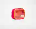 Cosmetiquera Glassy Bag S Fur Fucsia