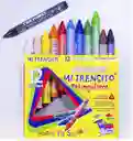 Crayones Triangular Mi Trensito X 12 Unidades