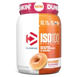 Iso 100 Dymatize Nutrition 1.43 Lb Dunkin Glazed Donut
