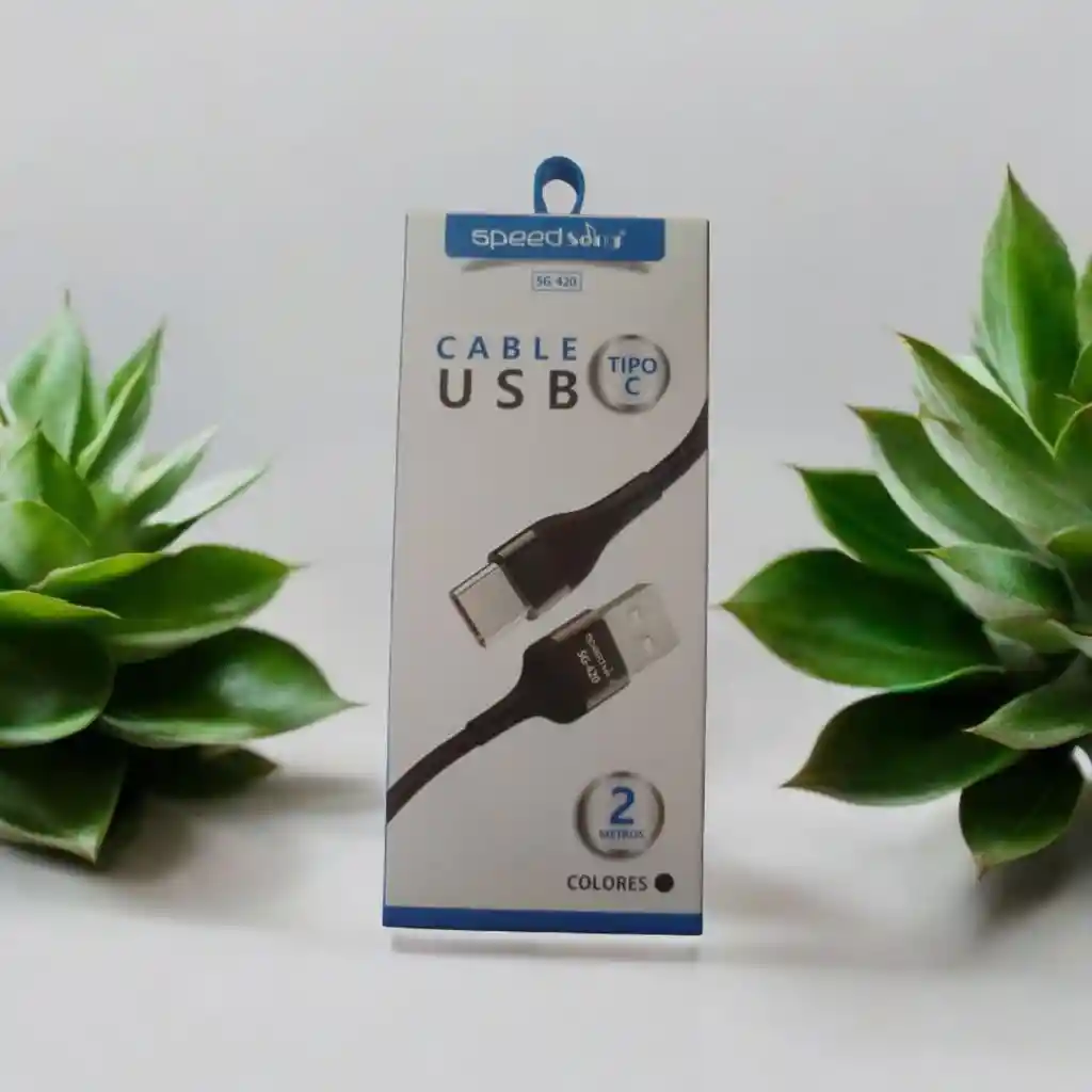 Speedsong Sg420 Cable De Carga Tipo C (2 Metros)