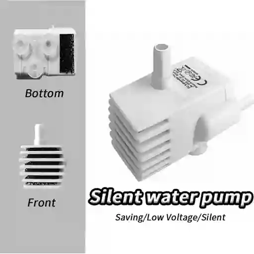 Bomba Para Fuente De Agua Sumergible Con Filtro De Esponja