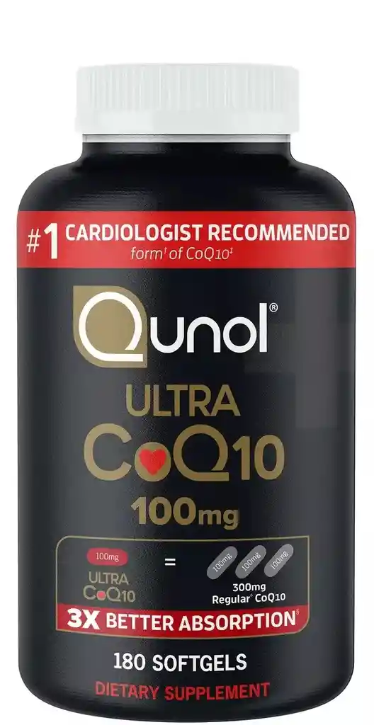 Qunol Ubiquinol Ultra Coq10 100mg 180soft