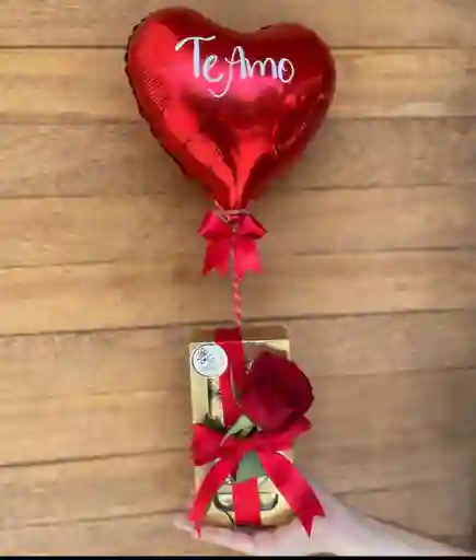Caja Chocolates Con Globo