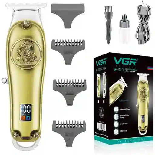 Maquina Cortadora De Pelo Inalambrica Con Accesorios Peluquera Vgr V-920