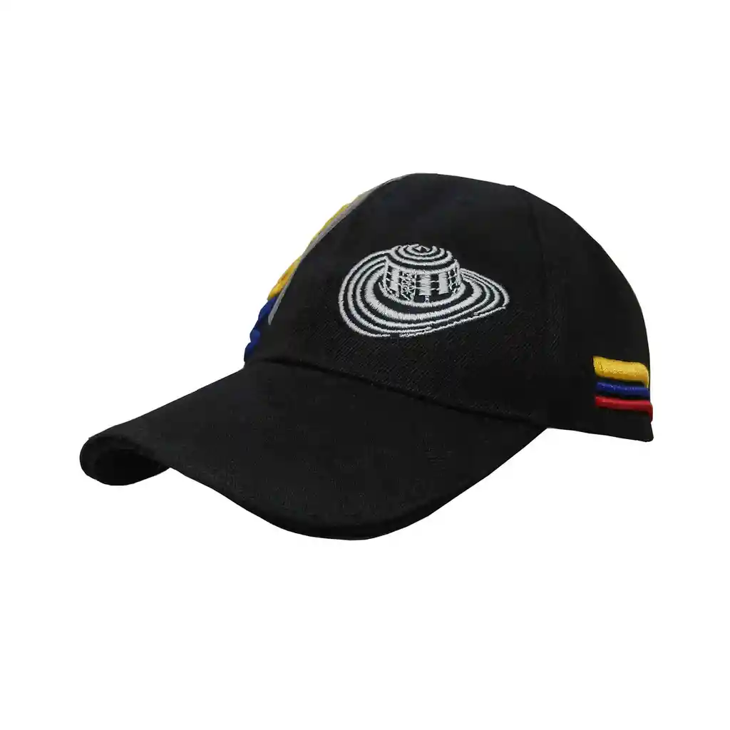 Gorra Colombia Cachucha Seleccion Golf Beisbol Hombre Mujer Negro Vueltiao 2