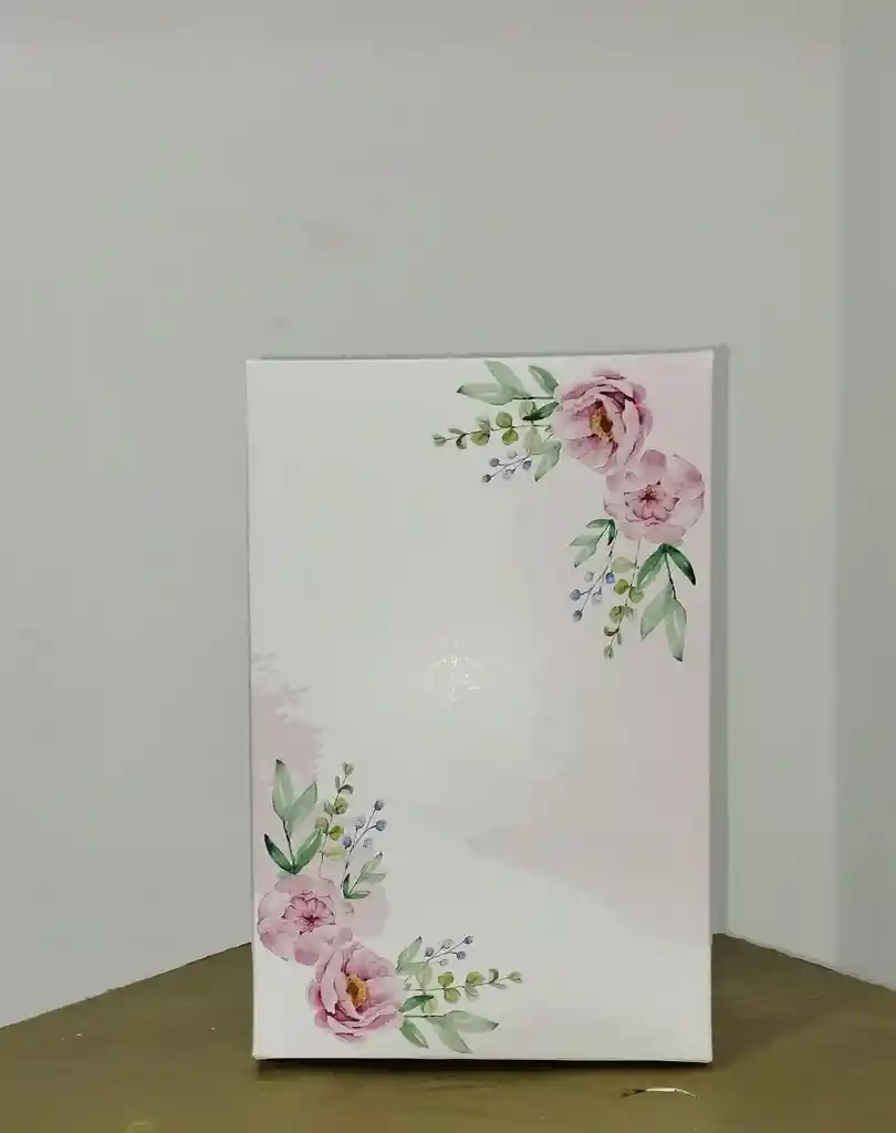 Caja Camisera Mediana Estampado Flores