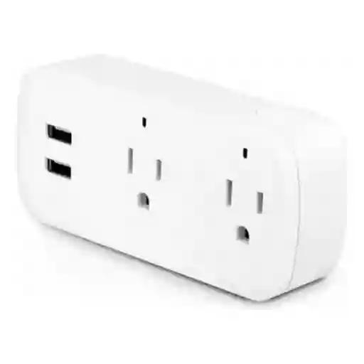 Enchufe Toma Inteligente Wifi Doble Google Nest Mini Y Alexa