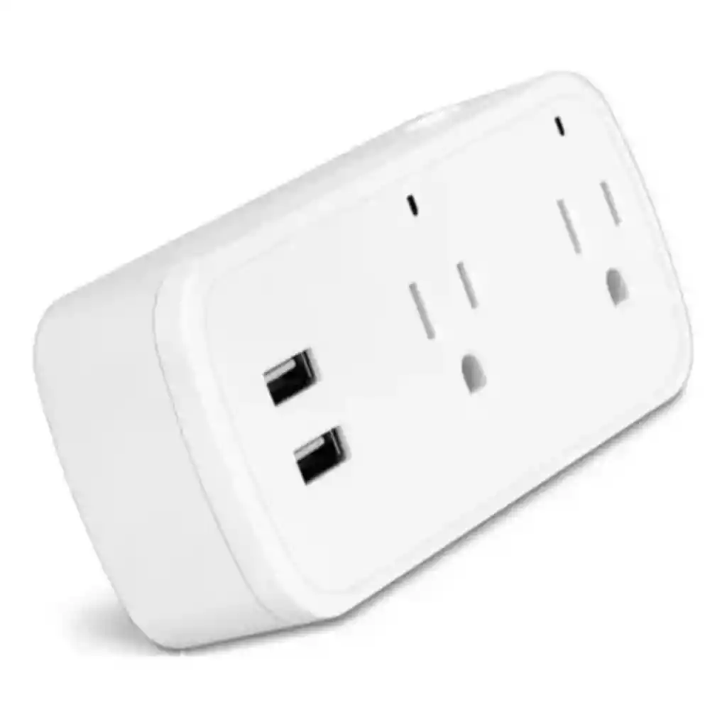 Enchufe Toma Inteligente Wifi Doble Google Nest Mini Y Alexa