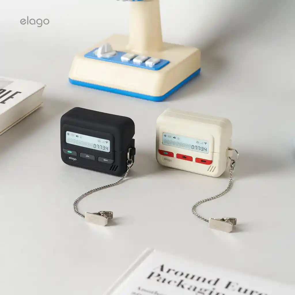 Estuche Para Galaxy Buds 3 / Buds 3 Pro Pager Con Clip Cadena En Stone