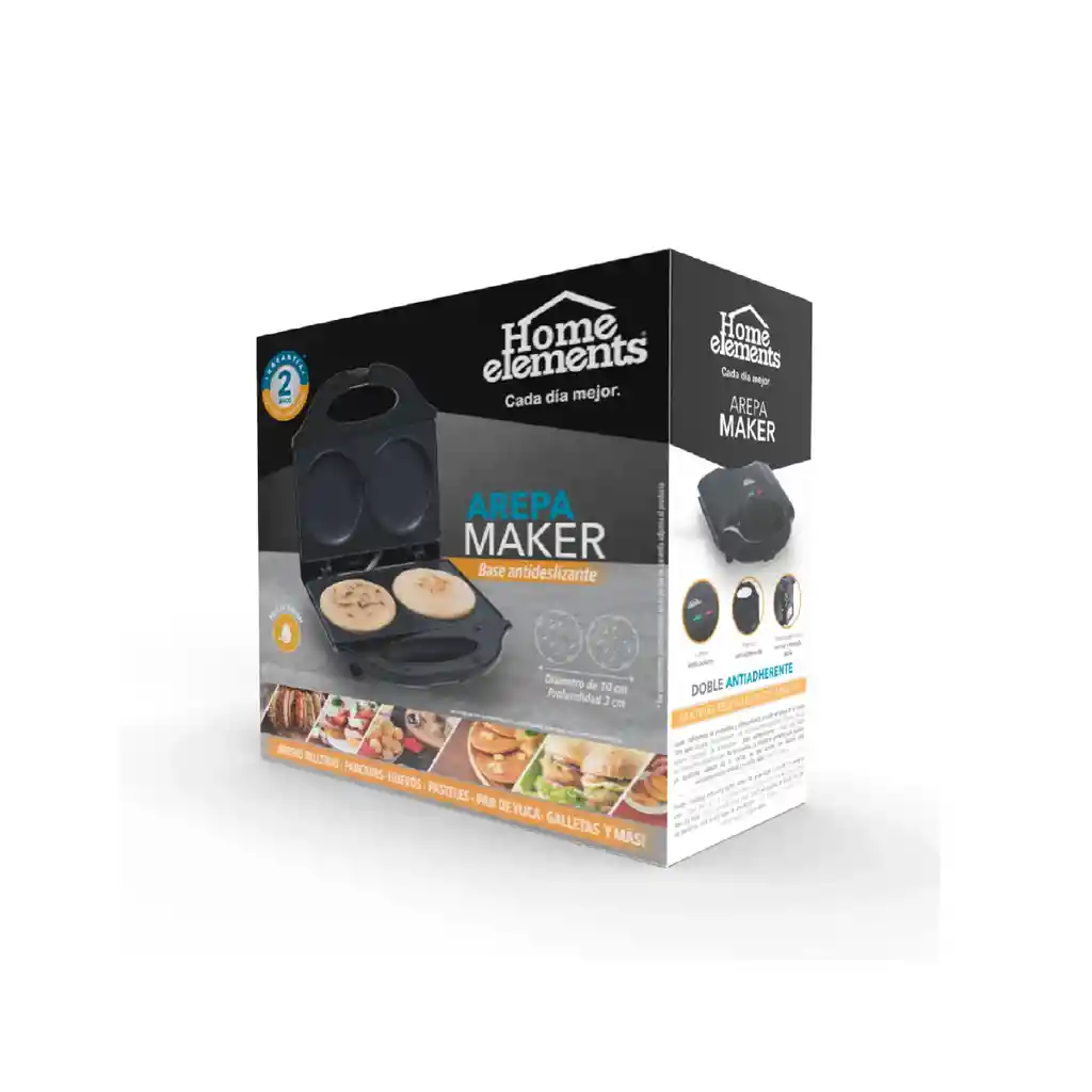 Arepa Maker Marca Home Elements