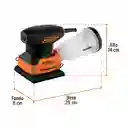 Lijadora Orbital 1/4 Hoja, 240w, Truper Pro