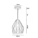Lámpara Colgante Vintage Asimétrica – Diseño Exclusivo Asimetric